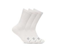 Hoka - Lot de 3 paires de chaussettes de trail/running mi-hautes - Crew Run Sock 3-Pack White / White / White - Taille XL - Blanc Blanc XL