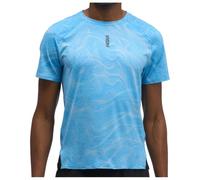 HOKA - Everyrun S/S CLF PRT - T-shirt de running - S - mineral blue prt