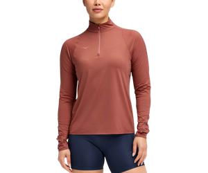 Hoka GlideTech Quarter Zip Sweatshirt XS Rouge