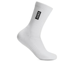 HOKA - Lifestyle Crew Sock - Chaussettes multifonctions - Unisex M | EU 38-42 - white