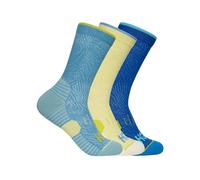 Hoka One One 3 paires Crew Run Chaussettes 3 paires Crew Run L Bleu