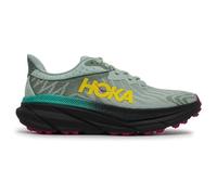 HOKA One One Baskets Challenger 7 pour Femme, Aloe Vera/Noir, 38.5 EU