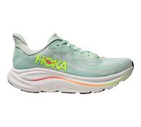 Hoka - Chaussures de running - Clifton 10 W Sea Glass/Neon Flame pour Femme - Taille 39 1/3 - Gris Gris 39 1/3