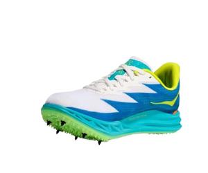 HOKA ONE ONE Homme U Crescendo MD Sneaker, Ceramic/Diva Blue, 41 1/3 EU