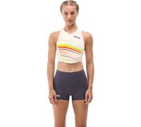 HOKA ONE ONE Race Day Crop Bra W - Femme - Blanc / Multicolore - taille L- modèle 2026