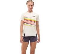HOKA ONE ONE Race Day Short Sleeve W - Femme - Blanc / Multicolore - taille L- modèle 2026