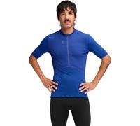 Hoka Maillot manches courtes Skybreeze 1/2 zip Bleu Homme