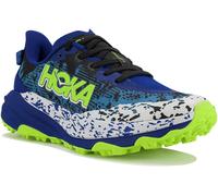 Hoka - Chaussures de randonnée/trail - Speedgoat 6 Youth Night Sky/Neon Lime - Taille Enfant 4 US - Bleu Bleu 4 US