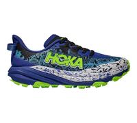 Hoka - Chaussures de randonnée/trail - Speedgoat 6 Youth Night Sky/Neon Lime - Taille Enfant 4,5 US - Bleu Bleu 4,5 US
