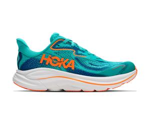 HOKA ONE ONE Y Clifton 10 Big Kids - Enfant - Vert / Bleu - taille 38 2/3- modèle 2026