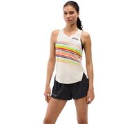 HOKA Race Day Débardeur Femme S Blanc