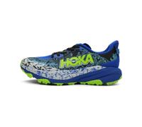 Hoka - Chaussures de randonnée/trail - Speedgoat 6 Youth Night Sky/Neon Lime - Taille Enfant 3,5 US - Bleu Bleu 3,5 US