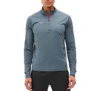 Hoka - T-shirt de running léger et stretch avec col montant demi-zippé - M Glidetech Quarter Zip Faded Navy pour Homme en Nylon - Taille S Navy S
