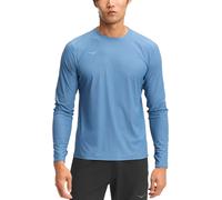 Hoka - T-shirt de trail/running - M Airolite Long Sleeve 2.0 Foggy Night pour Homme - Taille S - Bleu Bleu S
