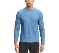 Hoka - T-shirt de trail/running - M Airolite Long Sleeve 2.0 Foggy Night pour Homme - Taille XL - Bleu Bleu XL