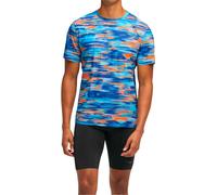 Hoka - T-shirt de trail/running - M Airolite Short Sleeve 2.0 Blue Blurr pour Homme - Taille XL - Bleu Bleu XL