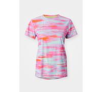 HOKA T-shirt fonctionnel 'AIROLITE' bleu clair / orange / rose, Taille S