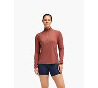 HOKA - T-shirts & Débardeurs trail running - T-shirt Zippé Femme Glidetech Rouge - Polaire | Hoka - M - female M