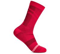 HOKA - Trail Race Crew Sock - Chaussettes de running - Unisex L | EU 42-46 - cerise
