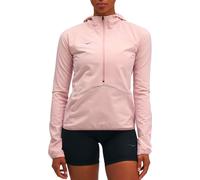 Hoka - Veste déperlante à capuche - W Skyglow Half-Zip Pink Opal - Taille M - Rose Rose M