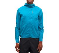 Hoka - Veste déperlante et respirante - M Skyflow Wind Jacket Night Glow Blue pour Homme en Nylon - Taille L - Bleu Bleu L