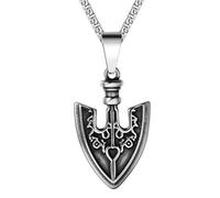Hokech Collier pendentif en acier inoxydable Killer Queen Arrow Anchor pour hommes femmes personnalité Creative Anime Style bijoux cadeaux