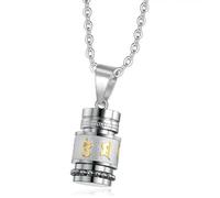 Hokech Crémation Bouddhiste Tibétaine Mémorial Cendres Urne Pendentif Collier Pour Cendres Titulaire Bijoux Accessoires Chaîne