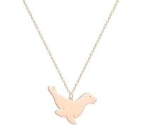 Hokech Mignon phoque pendentif collier lion de mer chaîne colliers océan charme bijoux en acier inoxydable pour enfants