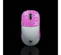 Hokeyio BTL - Ruban adhésif antidérapant pour souris Ninjutsu Sora - Facile à installer - Couper pour s'adapter à Printsteam - Rose - 0,5 mm