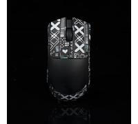 Hokeyio Ruban adhésif antidérapant pour souris Razer Viper V3 - Prédécoupé - Facile à installer - Noir et blanc