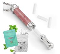 HOKHIM Chaîne pour arrêter de fumer avec 6 filtres gratuits - Résistance réglable individuellement - Entraîneur de respiration sans nicotine pour réduire le stress & exercices de respiration, Taglia