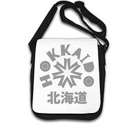 Hokkaido Japan Prefecture Sac à bandoulière Kanji japonais Blanc