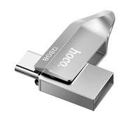 Hoko Clé USB 3.0 / USB-C 128 Go avec Débit Rapide jusqu’à 150 Mo/s Argent