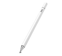 Stylet Tactile Capacitif Double Embout pour Smartphones / Tablettes Hoko Blanc
