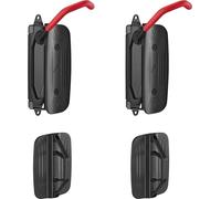 HOKO-Velo 30 set de 2 suspensions de vélo pour le mur avec support de roue arrière. Pivotant sur le côté pour un rangement peu encombrant du vélo