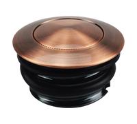 HOKUOTOLITE Bouchon de réservoir de carburant à filetage régulier pour Harley Softial Fat Boy Sportster XL1200 883 CVO Touring Dyna Breakout FXSB FXDF FXFB, bronze