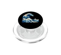 Hokusai Fait vaguer Une Grande Vague d'origami Japonais au PopSockets PopGrip pour MagSafe