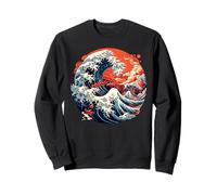 Hokusai, La Grande Vague de Kanagawa, Japon Manga, Tokyo Fun Sweatshirt