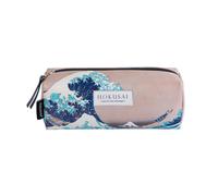 Kokonote Grupo Erik - Trousse Hokusai 21 x 7,5 x 7,5 cm | Trousse Scolaire, Grande Trousse à Fermeture Éclair, Trousse en Simili Cuir, Trousse à Maquillage, Fournitures de Bureau