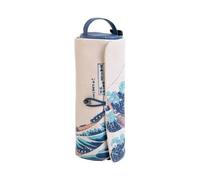 Erik Trousse enroulable Art japonais Hokusai La Grande Vague 20,5 x 8,5 x 8,5 cm pour crayons
