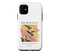 Hokusai Lys Japonais Art Graphique Coque pour iPhone 11