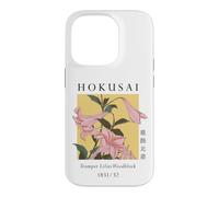 Hokusai Lys Japonais Art Graphique Coque pour iPhone 14 Pro