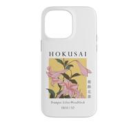 Hokusai Lys Japonais Art Graphique Coque pour iPhone 14 Pro Max