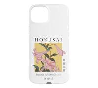 Hokusai Lys Japonais Art Graphique Coque pour iPhone 15 Plus