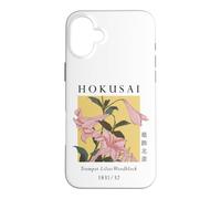 Hokusai Lys Japonais Art Graphique Coque pour iPhone 16 Plus