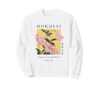 Hokusai Lys Japonais Art Graphique Sweatshirt