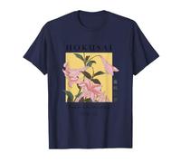Hokusai Lys Japonais Art Graphique T-Shirt