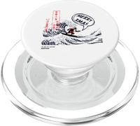 Hokusai Santa Great Wave Joyeux Noël PAPL14763 PopSockets PopGrip pour MagSafe