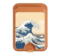 Hokusai Under The Wave Off Kanagawa Porte-cartes magnétique pour iPhone 16 15 14 13 Pro Max, multicolore
