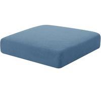 Hokway Housse de Coussin Extensible et réversible pour canapé (Bleu Denim, Taille S)